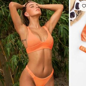 Zaful orange bikini